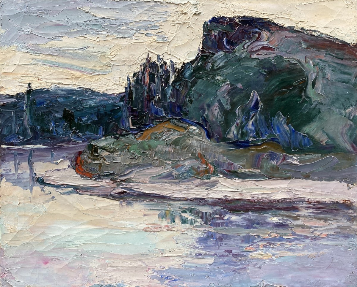 Vladimir de Terlikowski (Poraj 1873 - Paris 1951) Pologne Au bord de l'eau 