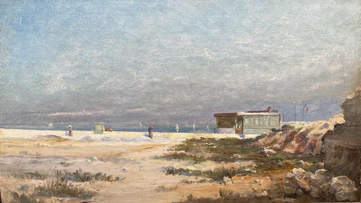 Late 19th-early 20th Century French School The Promenade