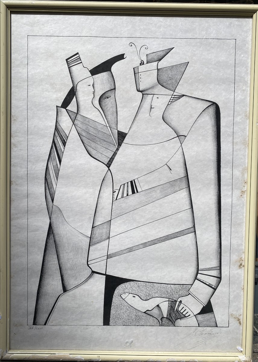 Mikhaïl Chemiakine (Moscou 1943) Russie Les personnages -photo-4