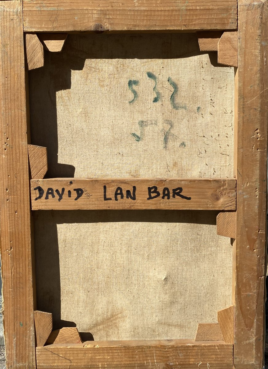 David Lan Bar (rava Rouska 1911 - Paris 1992) Ukraine Abstract Composition-photo-2