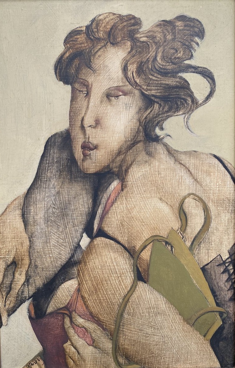 Jean Pierre Ceytaire (1946 Paris) Portrait Of A Woman