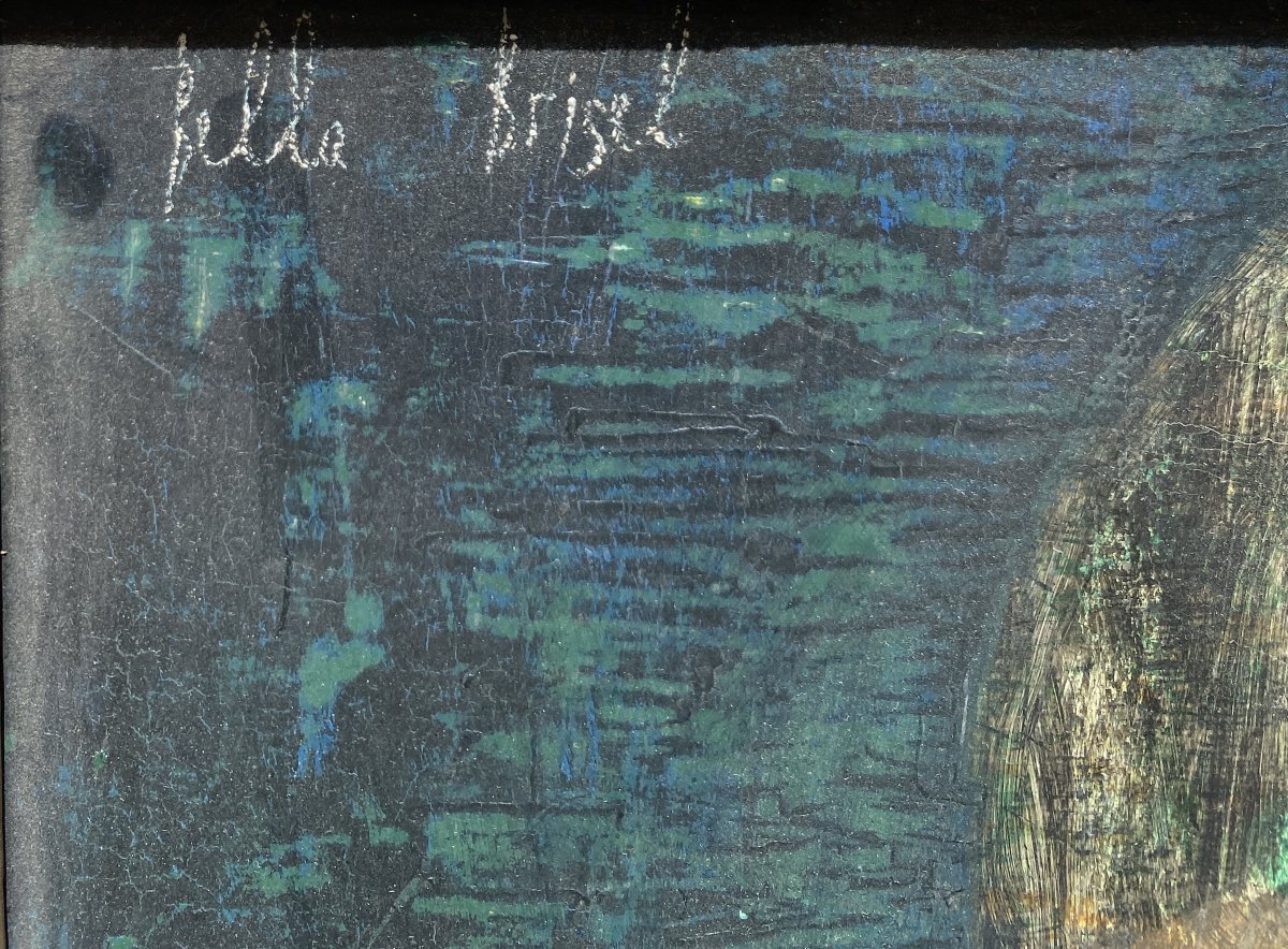 Bella Brisel (Tibériade 1929 - Tel Aviv 1982) Israël Portrait de quatre femmes -photo-2