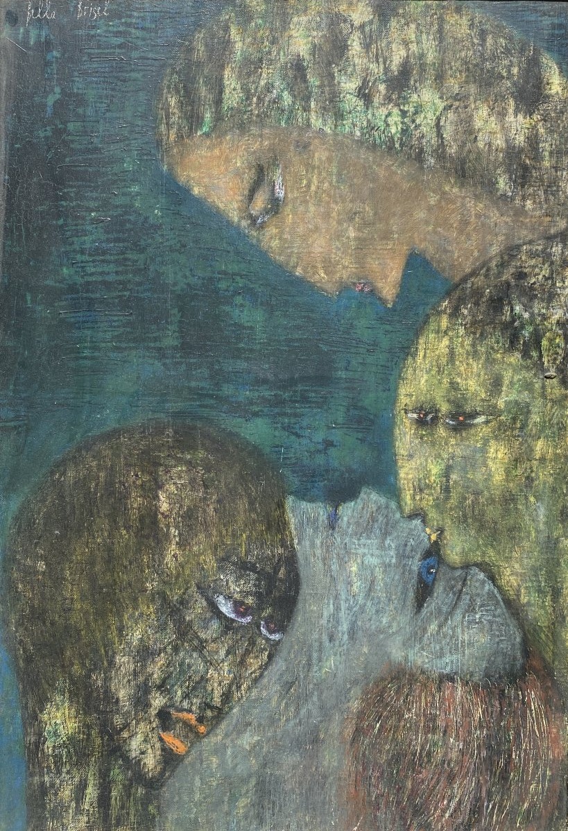 Bella Brisel (Tibériade 1929 - Tel Aviv 1982) Israël Portrait de quatre femmes 