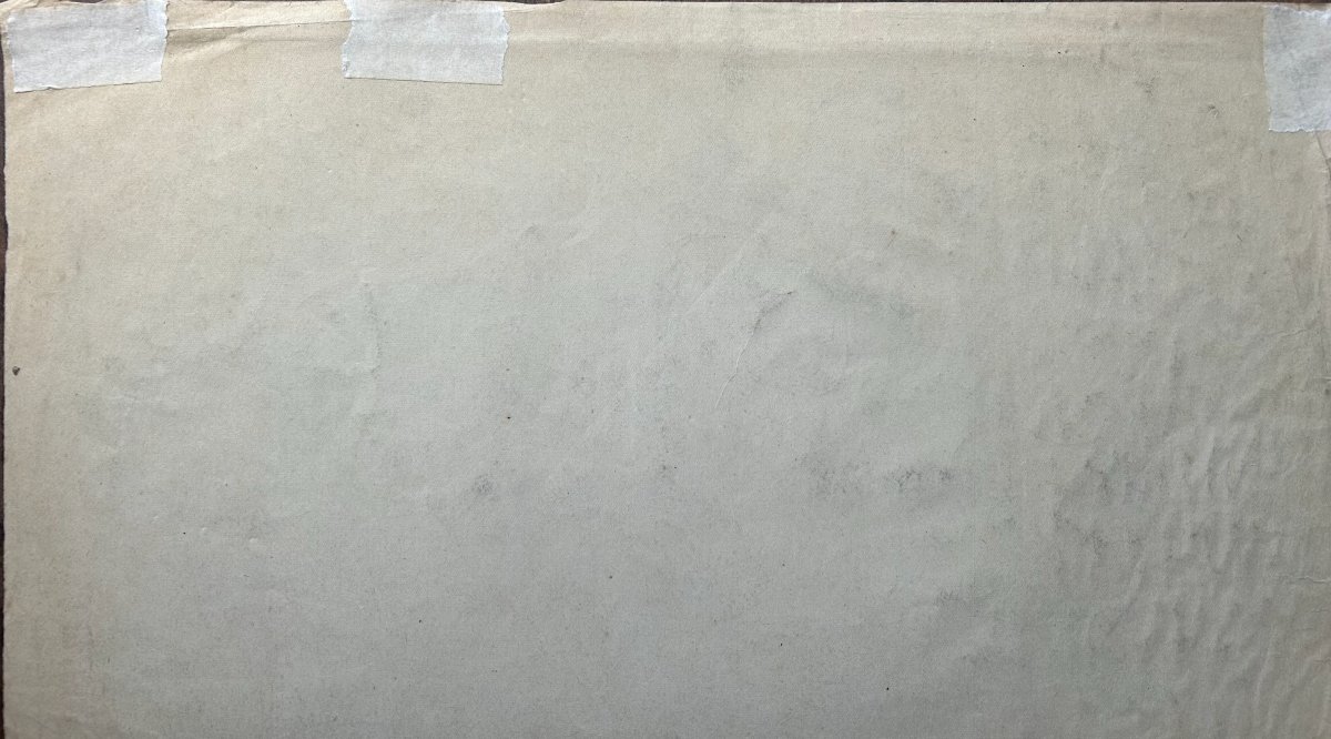 Esther Carp (skierniewice 1897 - Créteil 1970) Human Frieze Pencil On Paper-photo-2