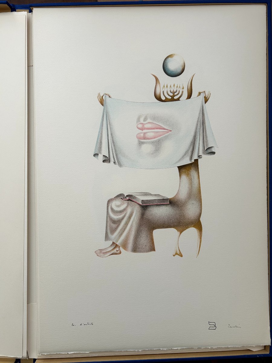 Jules Perahim (Bucarest 1914 - Paris 2008) Roumanie L'Alphabet -photo-4