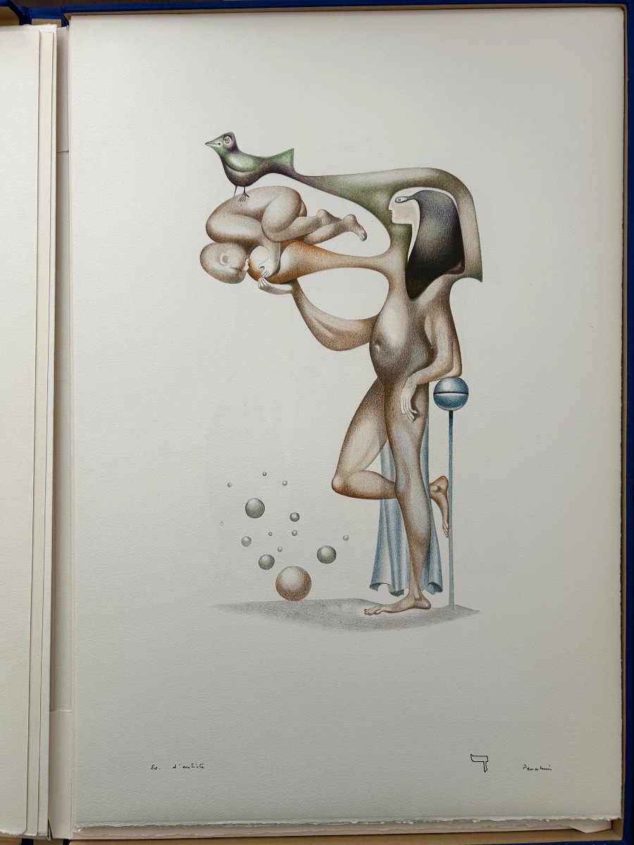 Jules Perahim (Bucarest 1914 - Paris 2008) Roumanie L'Alphabet -photo-3