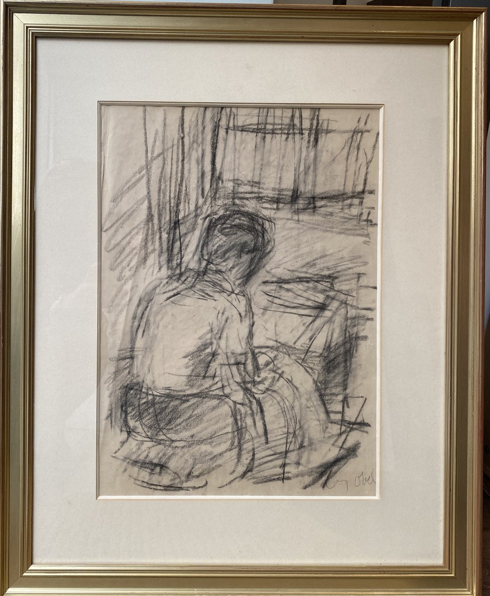 Béla Czóbel (budapest 1883 - Budapest 1976) Hungary Woman In An Interior-photo-2