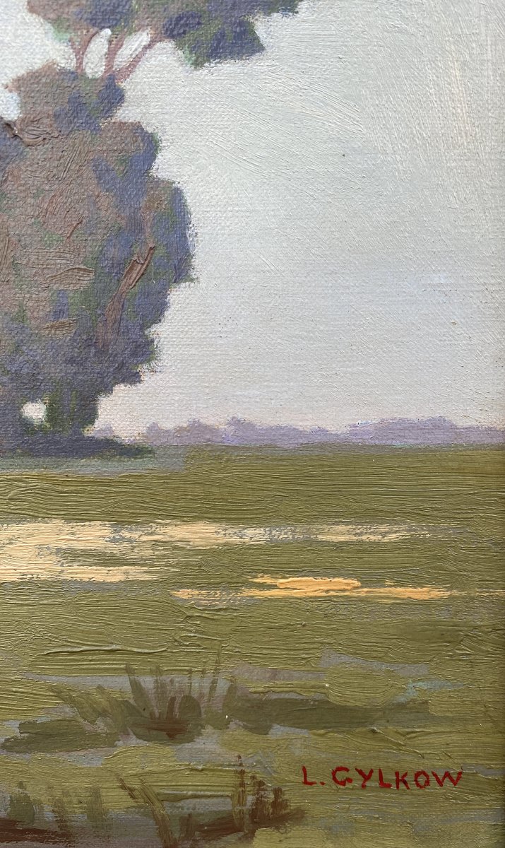 Louis Cylkow (1877 Varsovie - 1934) Pologne Maison au pays vendéen -photo-3