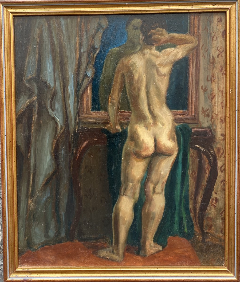 French School, 20th Century, Nude Male -photo-2