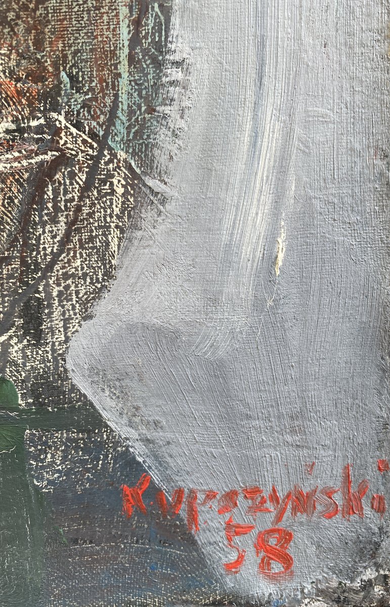 Zbigniew Kupczynski  (vilnius 1928 – Vancouver 2024) Poland Abstract Figure -photo-2