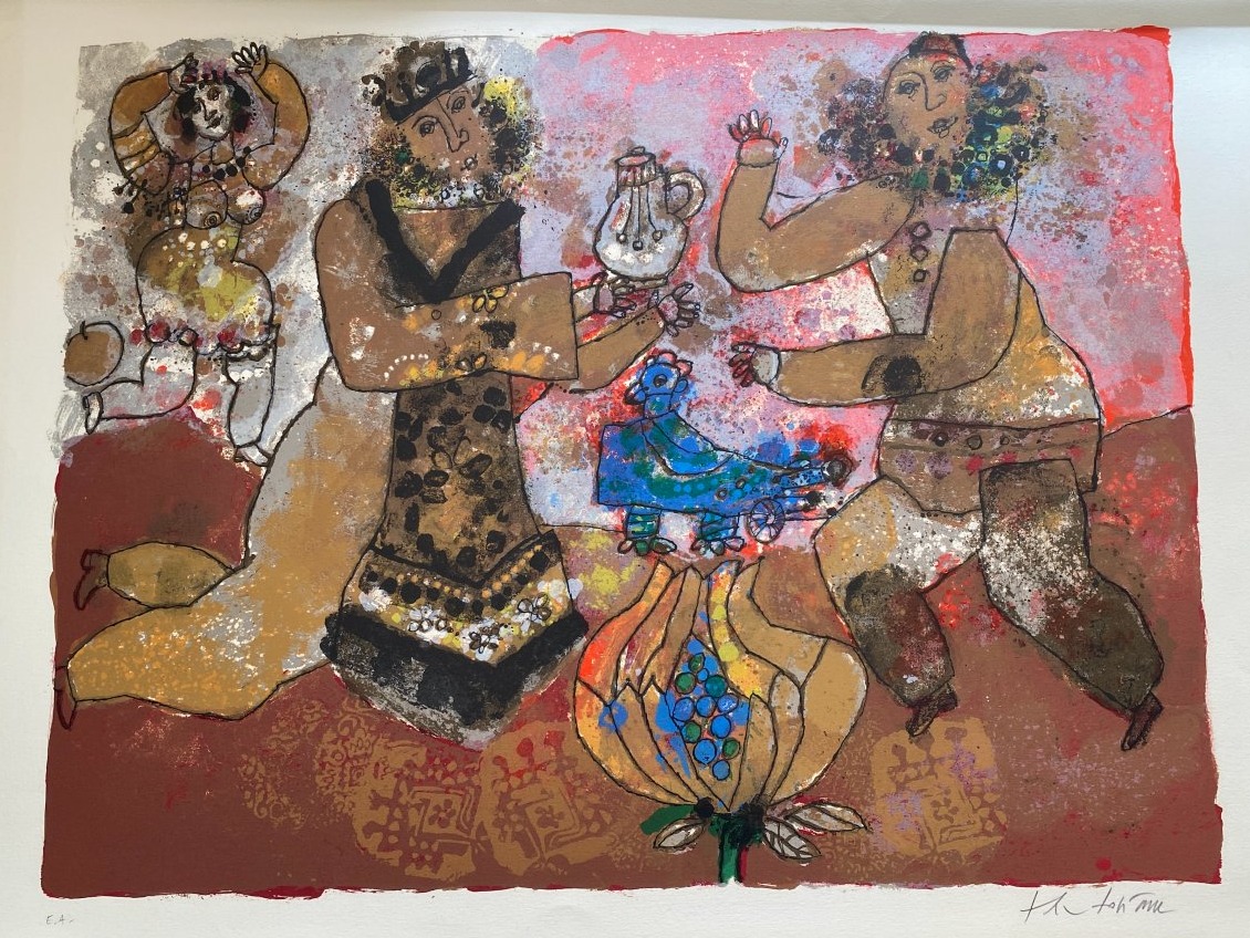 Théo Tobiasse (1927 Jaffa - 2012 Cagnes-sur-mer) Palestine Danse juive 