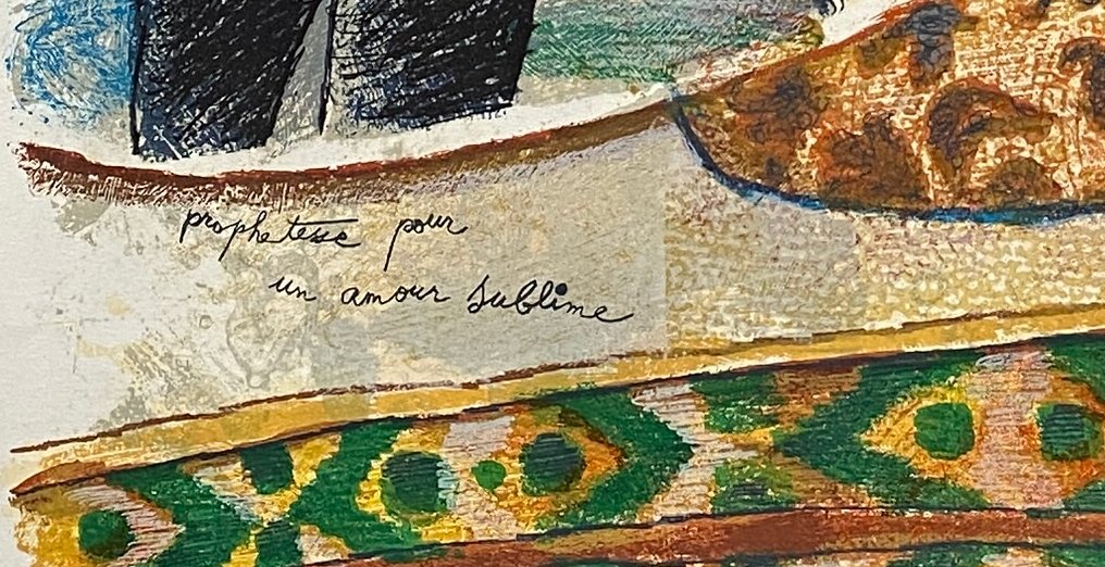 Théo Tobiasse (1927 Jaffa - 2012 Cagnes-sur-mer) Palestine Prophète pour un amour sublime -photo-3
