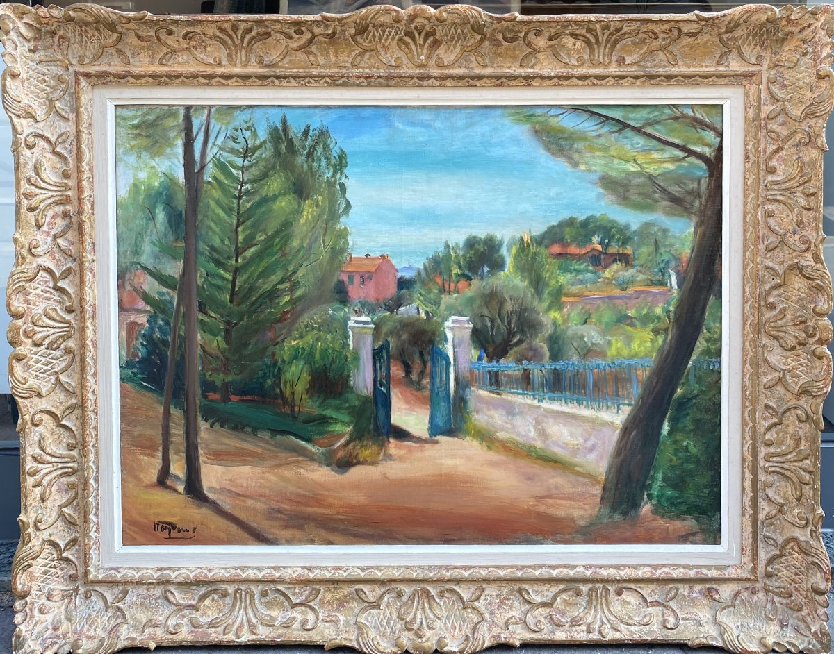 Henri Hayden (Varsovie 1883 - Paris 1970) Pologne Paysage provençal -photo-2