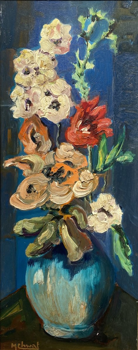 Molli Chwat (Białystok 1888 - Paris 1979) Pologne Grand bouquet 