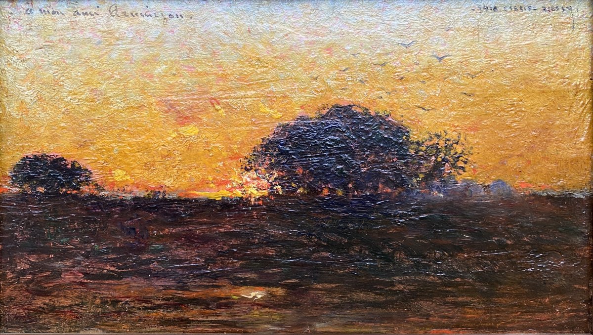 Gabriel Biessy (Saint-Pierre-du-Mont 1854 - Bourg-la-Reine 1935) Les bords du Nil 