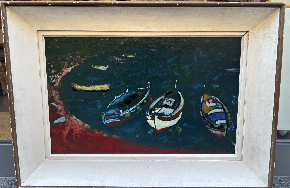 Hein HECKROTH (1901-1970) peintre Allemand Saint-Jean-Cap-Ferrat -photo-3