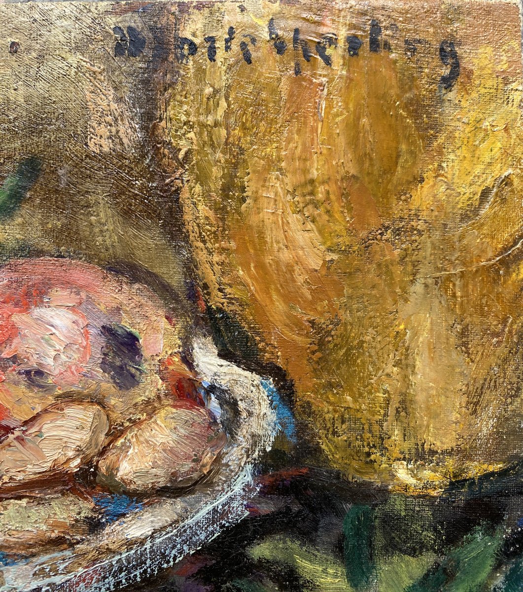 Marie Sperling (Lodz 1898 - Paris 1995) Pologne Nature morte aux fruits -photo-2