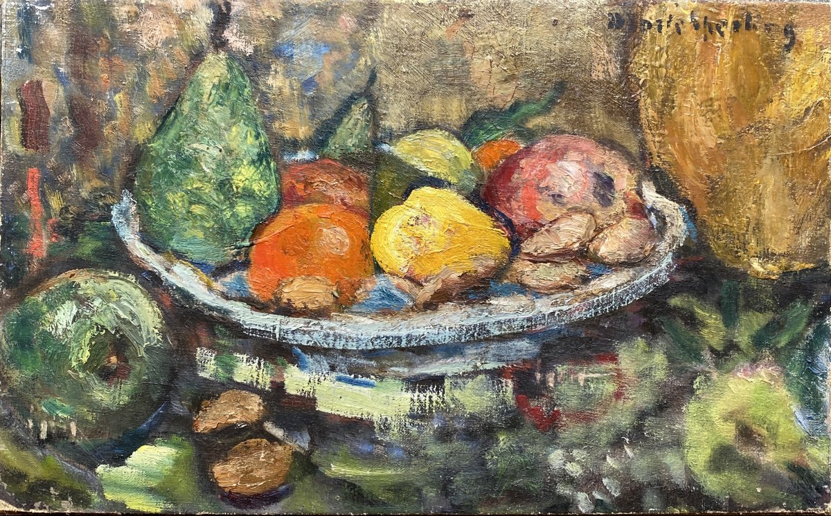 Marie Sperling (Lodz 1898 - Paris 1995) Pologne Nature morte aux fruits 