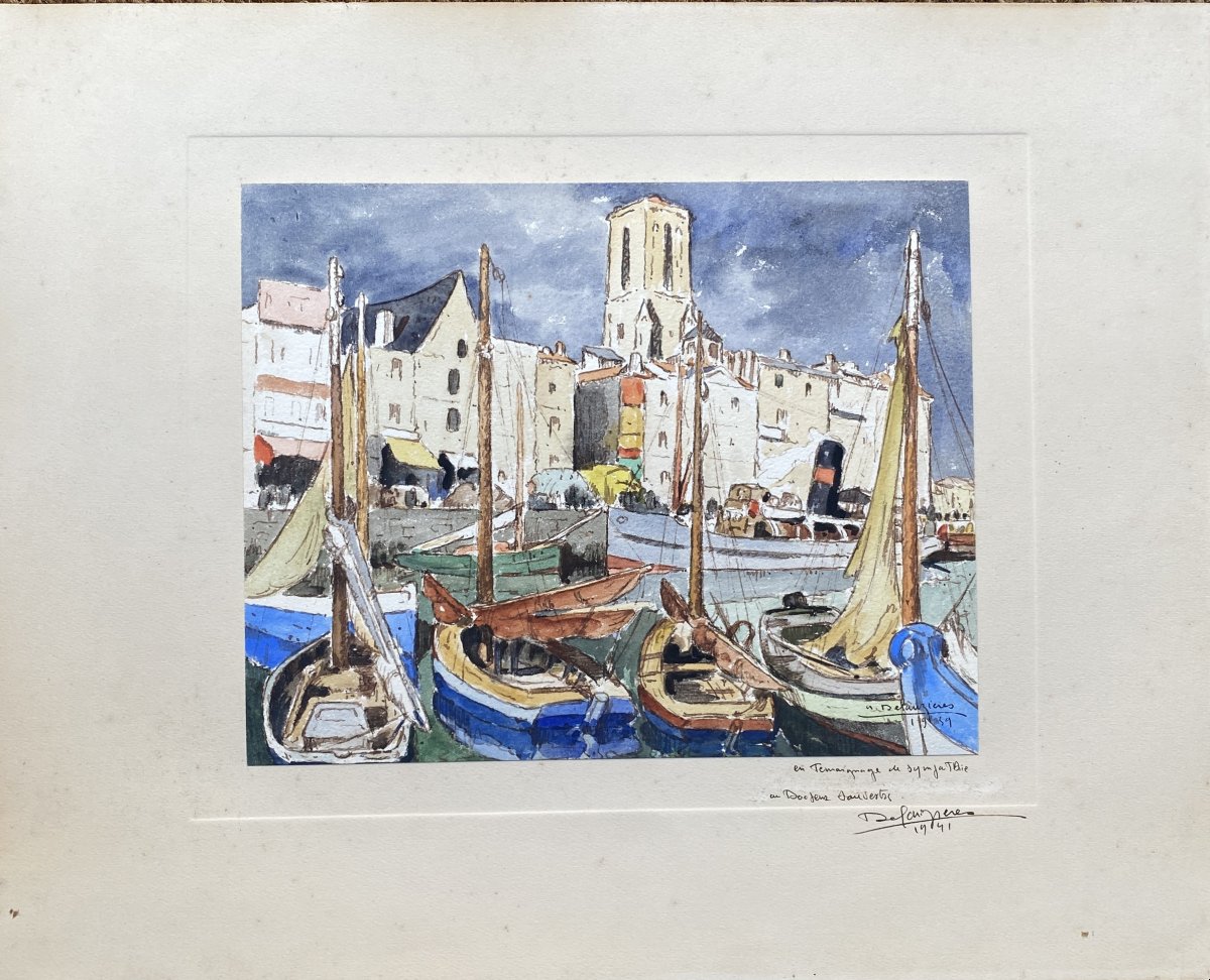 André Delauzieres (Paris 1904 - Paris 1941) Église Saint-Sauveur de La Rochelle -photo-3