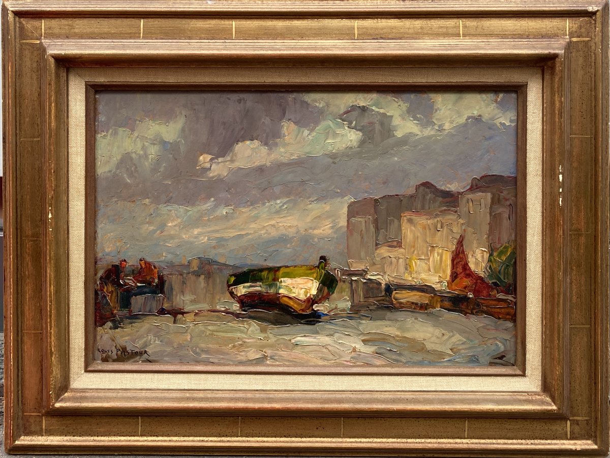 Louis Pastour (cannes 1876 – Cannes 1948) Before The Storm -photo-2