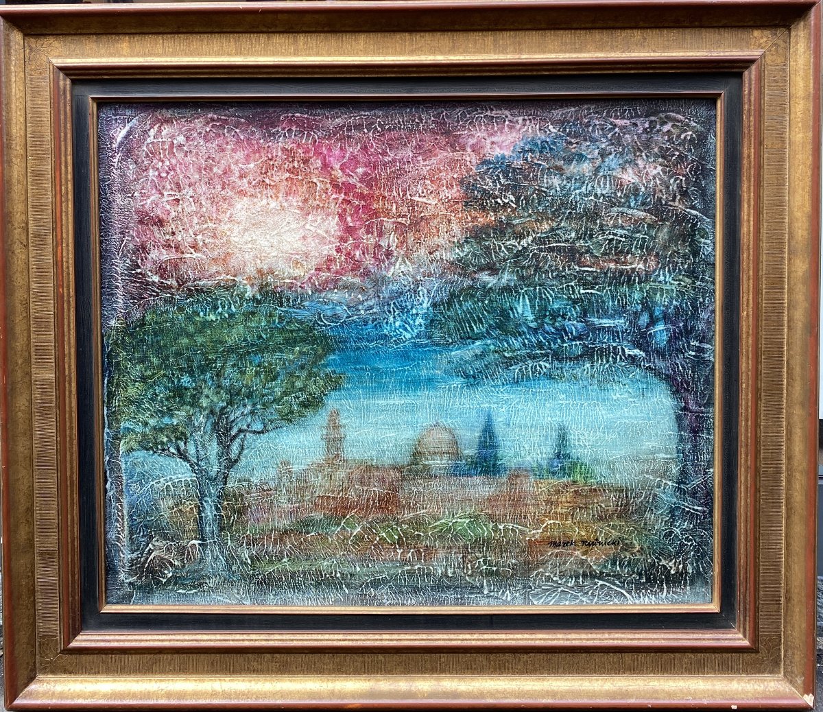 Marek Rudnicki (1927 - Paris 2004) Pologne Paysage -photo-2