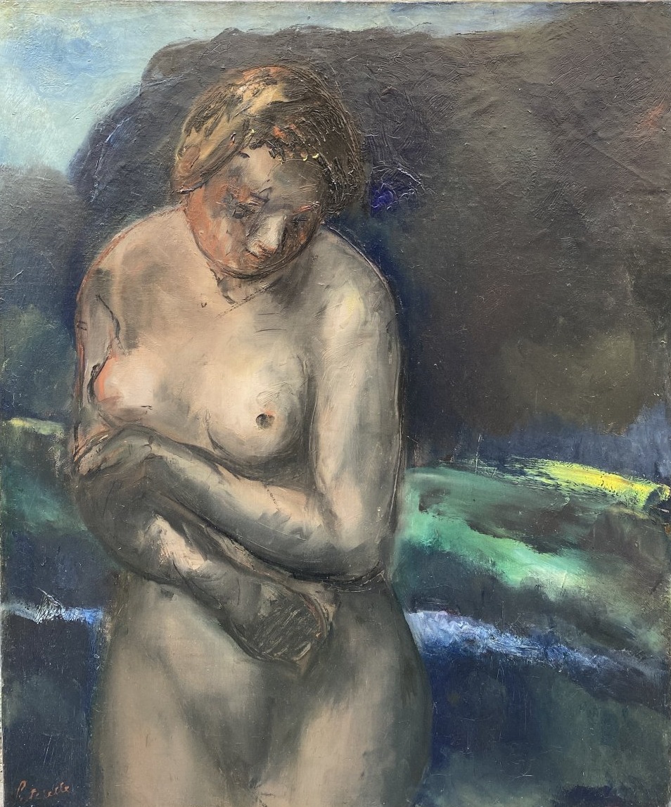 Adolphe Pétérelle (Genève 1874  Paris 1947) La baigneuse 