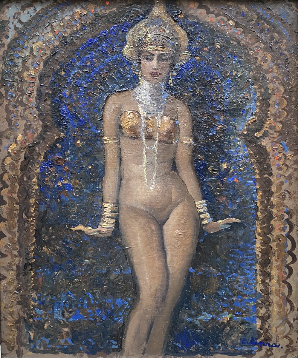 Jean Camille Cipra (Pilsen 1892 - Paris 1952) Tchéquie Nu féminin  