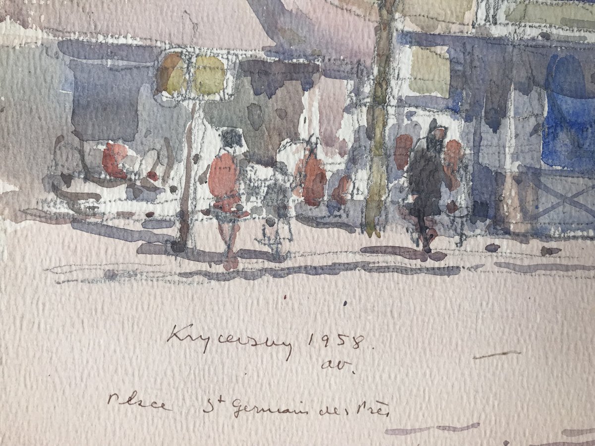 Nicolas Krycevsky Николай Крицевский Place Saint Germain Des Prés -photo-2