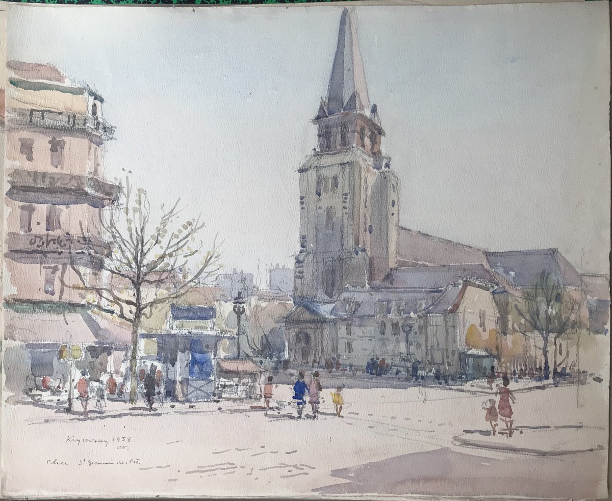 Nicolas Krycevsky Николай Крицевский Place Saint Germain Des Prés 
