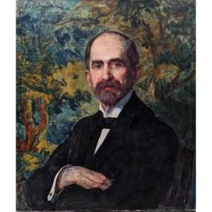 Leopold Pilichowski (1869-1934) Portrait Of A Man
