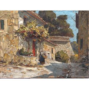 Gustave Vidal (1895-1966), "Ruelle provençale"