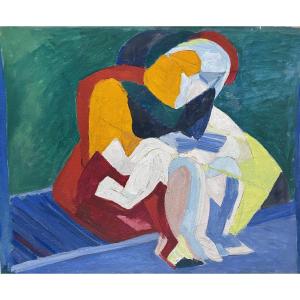Esther Carp (1897-1970) Pologne Maternité 