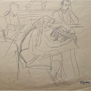 Henri Epstein (Łódź 1891 - Auschwitz 1944) Pologne Personnages 