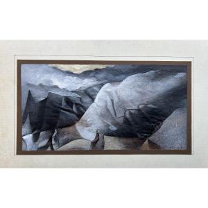 Paul Ackerman Roumain lot de deux dessins