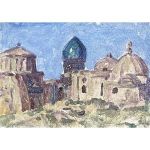 20th Century Russian School View Of Rome 