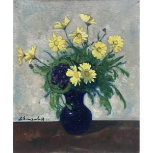 Nicolas Sinezouboff (1891 Moscou - 1956 Chartres) Russie Bouquet de fleurs 