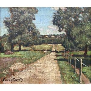 Alfred Swieykowski (paris 1869 - Paris 1953) Country Landscape