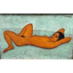 Pascal De Lemos (1957 - 2020 ) Nu Exotique