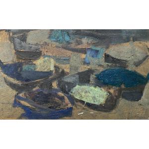Lehel Urmenyi Hamar (xx-xxi) Hungary Composition With Boats