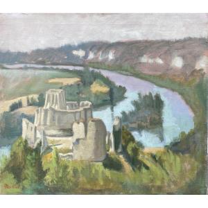 Jacob Markiel (łódź 1911 – Paris 2006) Poland Château Gaillard Fortress, Les Andelys