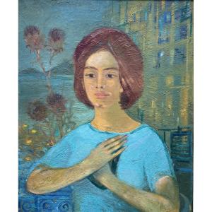 Dorota Szenfeld (XX) Portrait de Mme Felicia Sandzen