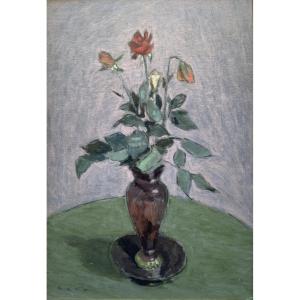 Benn (białystok 1905–paris 1989) Poland Closed Roses 