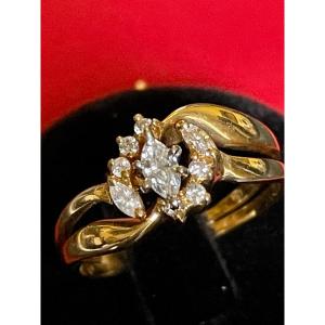 Bague Or Diamants 