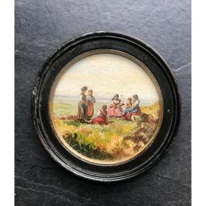 Miniature - Country Scene Hsc- Nineteenth