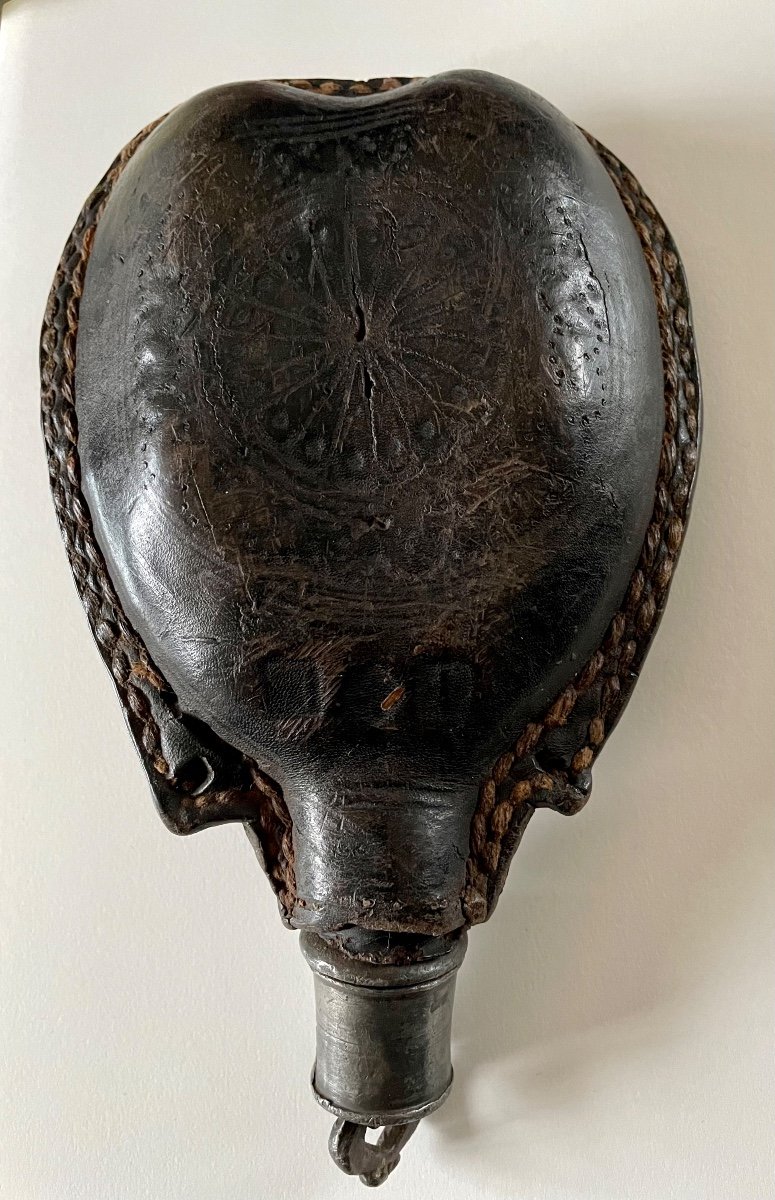 Poire à Poudre De La Maison Du Roi Sous Louis XIV, France, 17 ème Siècle-photo-2