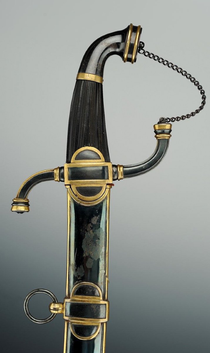 Luxury Saber Of An Officer Of The Bodyguards Of Jérôme Bonaparte, King Of Westphalia, First-photo-3
