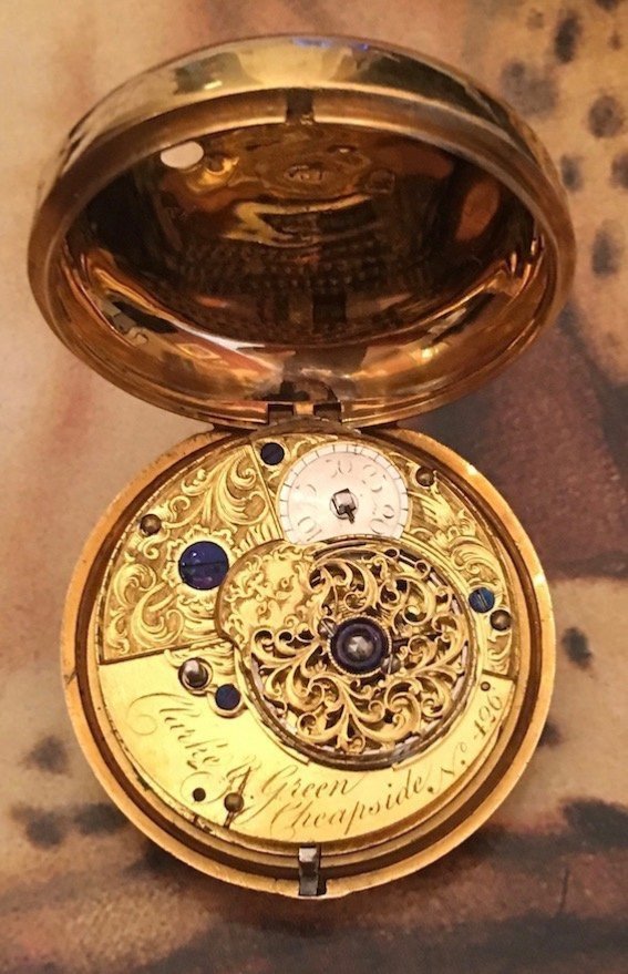 Montre à Gousset Anglaise, époque Guerre D’indépendance Américaine.