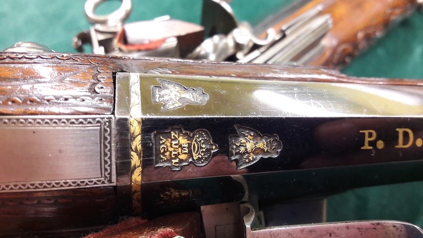 Pair Of Pistols With Imperial Eagle Pommels-photo-2