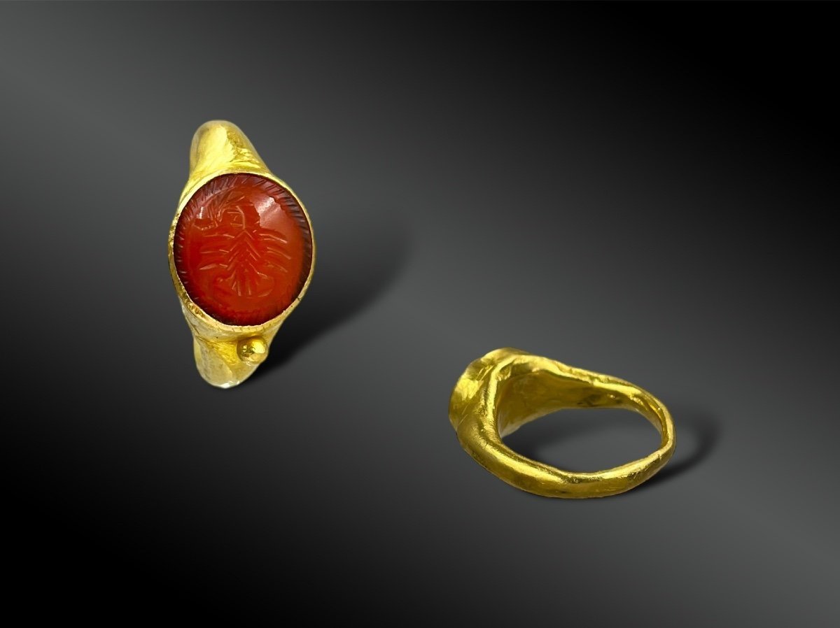 Ring, Period Of The Last Persian Imperial Dynasty - Sassanids, Iran - 4th-6th Century-photo-3