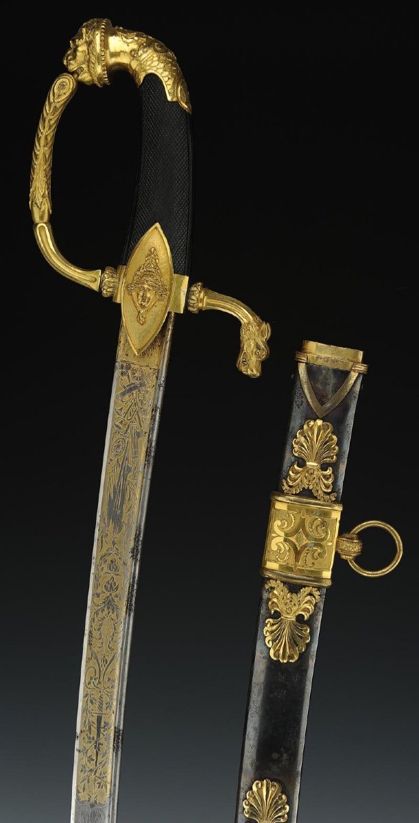 Sabre Du Citoyen François Marie Joseph Riou De Kersalaün, Major De La Garde Nationale De Brest-photo-2
